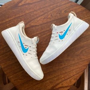 Nike SB Nyjah Free Blue Fury Skateboarding Sz 6.5